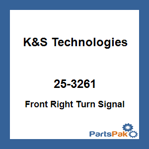 K&S Technologies 25-3261; Front Right Turn Signal
