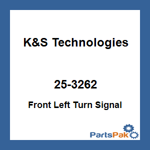 K&S Technologies 25-3262; Front Left Turn Signal