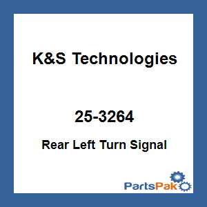 K&S Technologies 25-3264; Rear Left Turn Signal