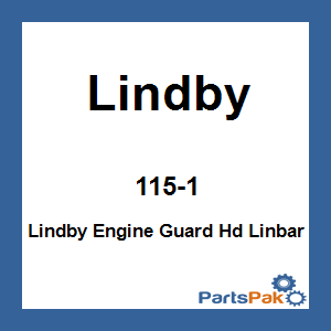 Lindby 115-1; Lindby Engine Guard Fits Harley Davidson Linbar Sportster '04-Up Chr