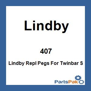 Lindby 407; Twinbar Engine Guard Pegs Replacement Part