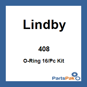 Lindby 408; O-Ring 16/Pc Kit