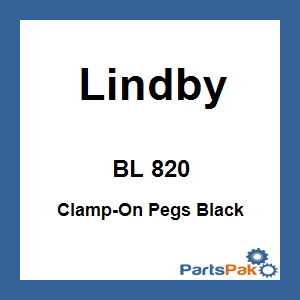 Lindby BL 820; Clamp-On Pegs Black Rubber Strips