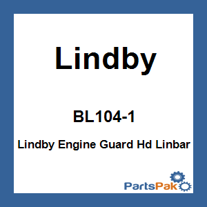Lindby BL104-1; Lindby Engine Guard Fits Harley Davidson Linbar Dyna W / Fwd Cont 91-Up Black