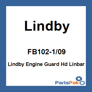 Lindby FB102-1/09; Lindby Engine Guard Fits Harley Davidson Linbar Flh Touring '97-Up Flat Black