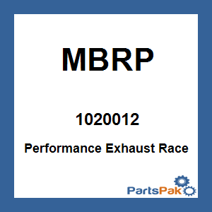 MBRP 1020012; Performance Exhaust Race Silencer