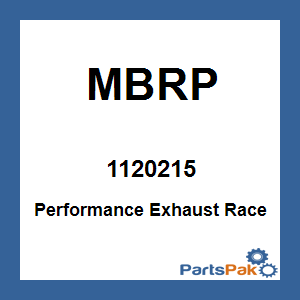 MBRP 1120215; Performance Exhaust Race Silencer