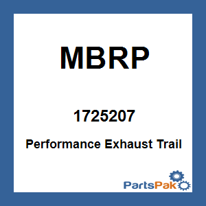MBRP 1725207; Performance Exhaust Trail Silencer