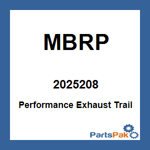 MBRP 2025208; Performance Exhaust Trail Silencer