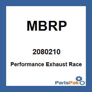 MBRP 2080210; Performance Exhaust Race Silencer