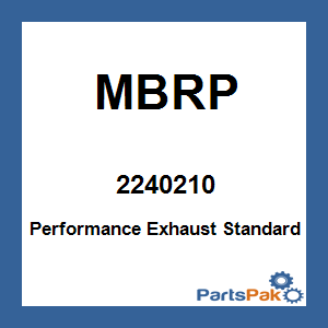 MBRP 2240210; Performance Exhaust Standard Silencer