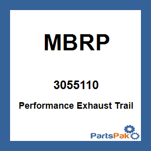 MBRP 3055110; Performance Exhaust Trail Silencer