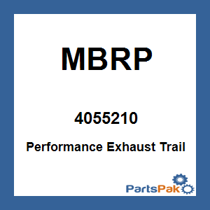 MBRP 4055210; Performance Exhaust Trail Silencer