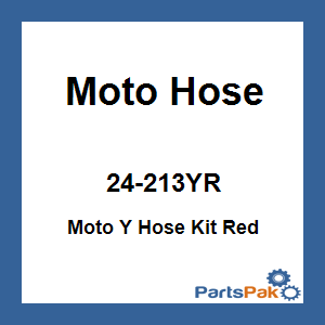 Moto Hose 24-213YR; Moto Y Hose Kit Red