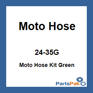 Moto Hose 24-35G; Moto Hose Kit Green