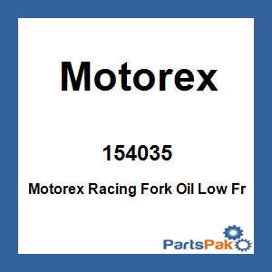 Motorex 154035; Low Friction Racing Fork Oil 2.5W 1 Lt