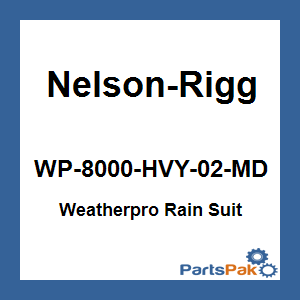 Nelson-Rigg WP-8000-HVY-02-MD; Weatherpro Rain Suit
