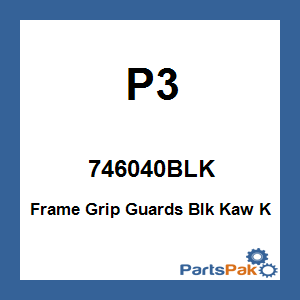 P3 746040BLK; Grip Guard Frame Protector Black