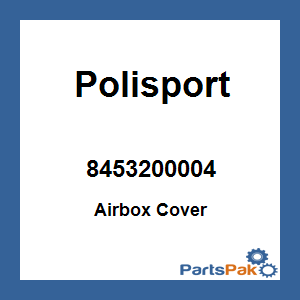 Polisport 8453200004; Airbox Cover Orange / White
