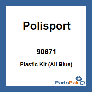 Polisport 90671; Plastic Kit (All Blue)
