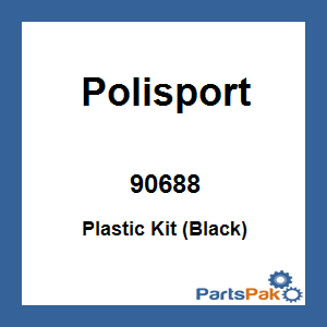 Polisport 90688; Plastic Body Kit Black