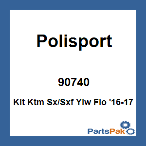 Polisport 90740; Kit Fits KTM Sx / Sxf Ylw Flo '16-17