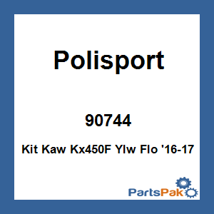 Polisport 90744; Kit Kawasaki Kx450F Ylw Flo '16-17