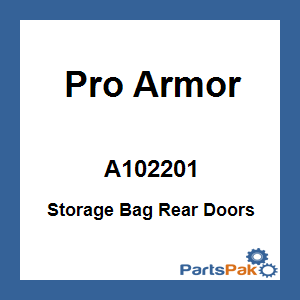 Pro Armor A102201; Storage Bag Rear Doors