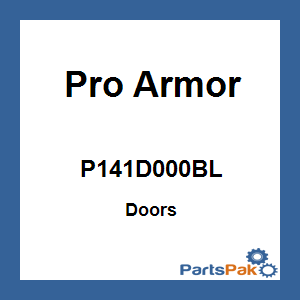 Pro Armor P141D000BL; Doors