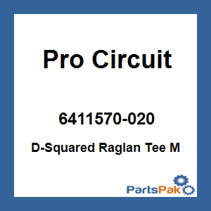 Pro Circuit 6411570-020; D-Squared Raglan Tee M