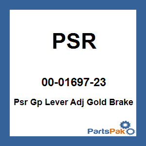 PSR 00-01697-23; Psr Gp Lever Adj Gold Brake