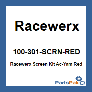 Racewerx 100-301-SCRN-RED; Racewerx Screen Kit Ac-Fits Yamaha Red