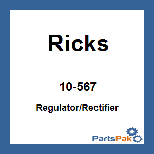 Ricks Motorsport Electrics 10-567; Victory Rectifier-Regulator