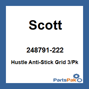 Scott 248791-222; Hustle Anti-Stick Grid 3-Pack