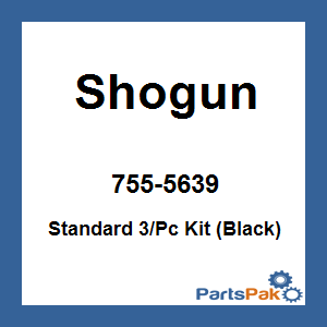 Shogun 755-5639; Standard 3/Pc Kit (Black)