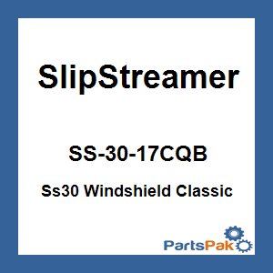 Slipstreamer SS-30-17CQB; Ss30 Windshield Classic 17-inch Clear / Black