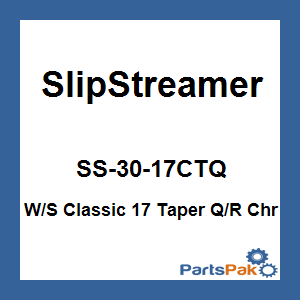 Slipstreamer SS-30-17CTQ; Ss30 Windshield Classic 17-inch Clear / Chrome