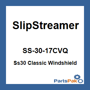 Slipstreamer SS-30-17CVQ; Ss30 Classic Windshield 17-inch Clear / Chrome