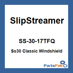 Slipstreamer SS-30-17TFQ; Ss30 Classic Windshield 17-inch Smoke / Chrome