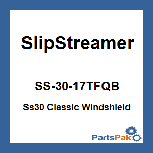Slipstreamer SS-30-17TFQB; Ss30 Classic Windshield 17-inch Smoke / Black