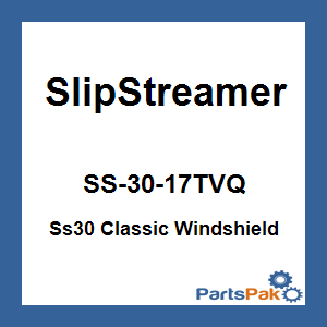 Slipstreamer SS-30-17TVQ; Ss30 Classic Windshield 17-inch Smoke / Chrome
