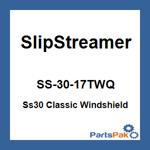 Slipstreamer SS-30-17TWQ; Ss30 Classic Windshield 17-inch Smoke / Chrome