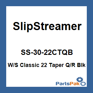 Slipstreamer SS-30-22CTQB; Ss30 Windshield Classic 22-inch Clear / Black