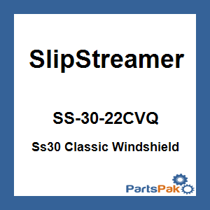 Slipstreamer SS-30-22CVQ; Ss30 Classic Windshield 22-inch Clear / Chrome