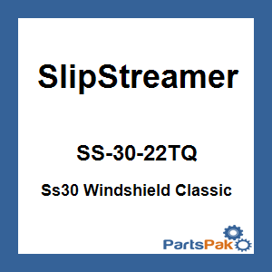 Slipstreamer SS-30-22TQ; Ss30 Windshield Classic 22-inch Smoke / Chrome