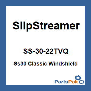 Slipstreamer SS-30-22TVQ; Ss30 Classic Windshield 22-inch Smoke / Chrome