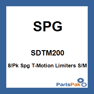SPG SDTM200; 8-Pack Spg T-Motion Limiters Snowmobile Fits Ski-Doo Fits SkiDoo Gen4 Summit