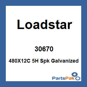 Loadstar 30670; 480X12C 5H Spk Galvanized
