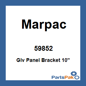 Marpac 59852; Galvanized Panel Bracket 10-inch