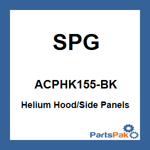 SPG ACPHK155-BK; Helium Hood / Side Panels Fits Artic Cat Mtn Cat Black